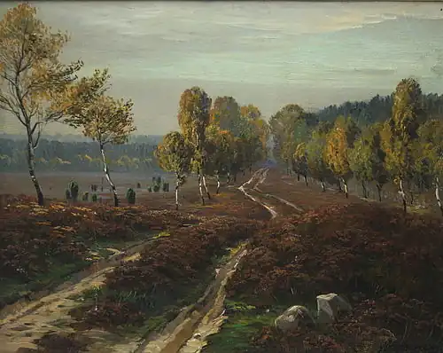 Weg in der Lüneburger Heide (1935)