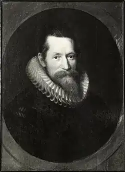 Arnoldus van Buchel (1565–1641), Porträt von Paulus Moreelse (1610)