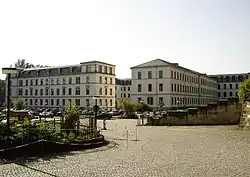 Nebengebäude des Arsenals in der Albertstadt