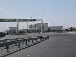 Zollstation an der Turkmenisch-Iranischen Grenze bei Artyk