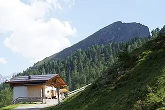 Der Rappenkopf von der Arzler Alm