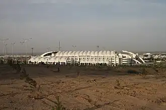 Das Aşgabat-Stadion im Mai 2013