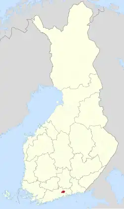 Lage von Askola in Finnland