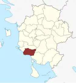 Lage des Sønderby Sogn in der Assens Kommune