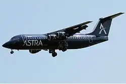 BAe 146-300 der Astra Airlines