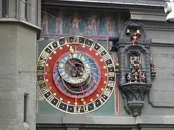 Astrolabische Turmuhr in Bern, 1405/1530: Astrolabiumsuhr
