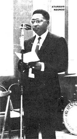 Atanasio Ndongo. 1968.