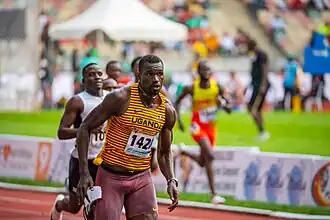 Haron Adoli bei den Afrikameisterschaften 2024 in Douala