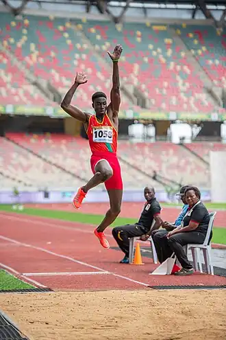 Soumaïla Sabo bei den Afrikameisterschaften 2024 in Douala