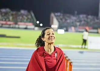 Dorra Mahfoudhi bei den Afrikaspielen 2024 in Accra