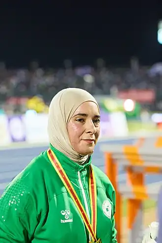 Zahra Tatar bei den Afrikameisterschaften 2024 in Douala
