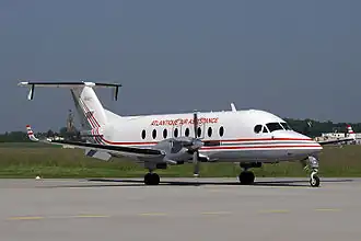 Beechcraft B1900D der Atlantique Air Assistance
