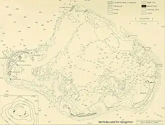 Seekarte von Cosmoledo (1969)