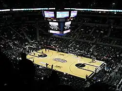 Das Frost Bank Center vor einem Spiel der San Antonio Spurs gegen die Denver Nuggets (104:76) in den Play-offs 2005