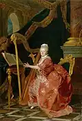 Victoire de France mit Harfe, Étienne Aubry 1773