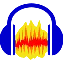 Logo von Audacity