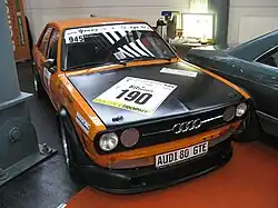 Audi 80 GTE im historischen Rennsport