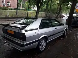 Audi Coupé (1984–1988), Heckansicht