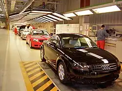 Endkontrolle des Audi TT (8N) in Győr