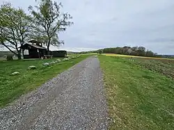 Weg von Winzlar auf den Haarberg und Schutzhütte