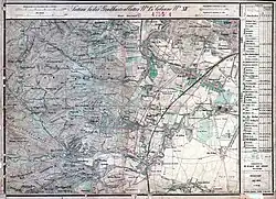 Der Norden von Perchtoldsdorf um 1872 (Sonnberg, Hochstraße, Sossen und Tryhel, Wiener Straße)