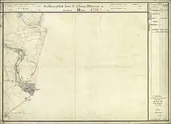Maßstab 1:12.500 mit Wangheim, dem Zehenthof und dem St.-Anna-Kloster