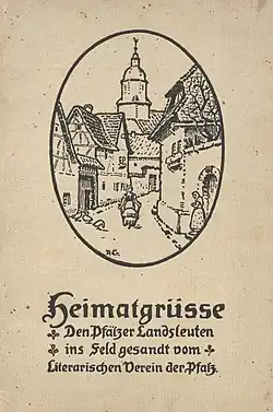 Buchtitelseite von August Croissant, 1916
