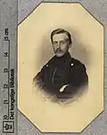 Porträt des Seconde-Leutnants Adam Frants Valdemar Schultz, 1863