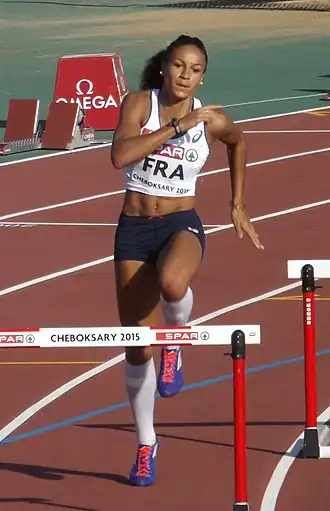 Aurélie Chaboudez Rang sechs in 56,13&nbsp;s