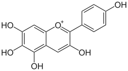 Struktur von Aurantinidin Chlorid