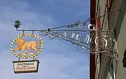 Ausleger Baldinger Straße 44 in Nördlingen