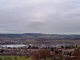 Blick vom Götzingerhöhe