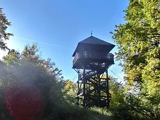 Ehemaliger Aussichtsturm auf der Hohen Warte