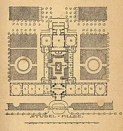 Grundriss, Ausstellungspalast Dresden, 1897