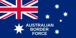 Flagge der Australian Border Force (Australische Grenzkontrollbehörde)