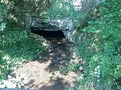 Wiederaustritt der Fichtenohe aus dem Wasserberg