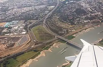 Luftbild, Blickrichtung Osten