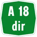 Autostrada A18dir