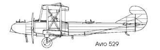 Seitenriss Avro 529