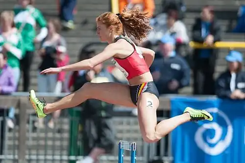 Axelle Dauwens Rang fünf in 55,82&nbsp;s