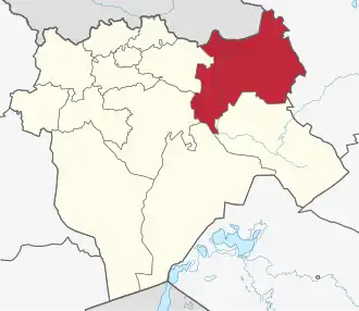 Lage im Oblys Aqtöbe