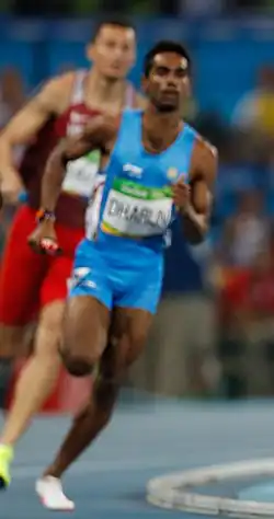 Ayyasamy Dharun – ausgeschieden als Sechster in&nbsp;50,55&nbsp;s