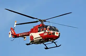 BO 105 CBS-5, erster Hubschrauber mit einem gelenklosen Rotorkopf