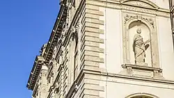 Fassade des Hauptgebäudes der TU Chemnitz.