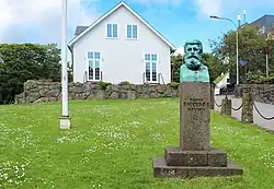 Büste von Rasmus C. Effersøe in Tórshavn