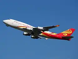 Boeing 747-400F noch in der Bemalung der Yangtze River Express