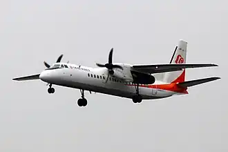 Eine Xi’an MA60 der Okay Airways