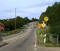 Beginn der Enzweihinger Steige