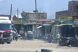 Der Ortskern der seit dem Beginn des 21. Jahrhunderts stark wachsenden Kleinstadt