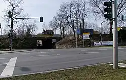 Nierstein: Beginn, im Vordergrund die B&nbsp;9